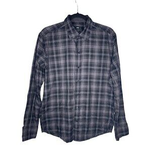Hugo Boss Button Down Size L Long Sleeve Shirt Slim Fit Collared Men's Business